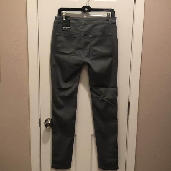 Womens gray stretch pant - Picture 3 of 5